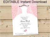 Free Bridal Shower Invitation Templates Downloads Editable Instant Download Bridal Shower Invitation