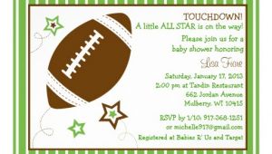 Free Football Baby Shower Invitations Football All Star Baby Shower Invitations