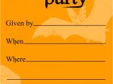 Free Halloween Party Invitation Template Free Printable Halloween Birthday Invitations Templates