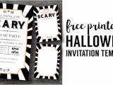 Free Halloween Party Invitation Template Halloween Invitations Free Printable Template Paper