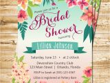 Free Hawaiian themed Bridal Shower Invitations Tropical Bridal Shower Invitation island Flowers Hawaiian