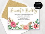 Free Instant Download Bridal Shower Invitations Floral Bridal Shower Template Printable Bridal Shower