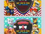 Free Paw Patrol Birthday Invitations with Photo Paw Patrol Birthday Invitations Free Printables