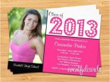 Free Print at Home Graduation Invitations Class Of 2015 Graduation Invitation Photo Card Print at