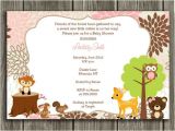 Free Printable Baby Shower Invitations Woodland Animals Printable Woodland Girl Baby Shower Invitation
