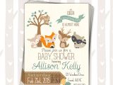 Free Printable Baby Shower Invitations Woodland Animals Sweet Woodland Baby Shower Invitation