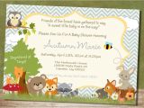 Free Printable Baby Shower Invitations Woodland Animals Unique Ideas for Woodland Creatures Baby Shower