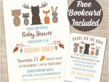 Free Printable Baby Shower Invitations Woodland Animals Woodland Animal Baby Shower Invitation
