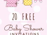 Free Printable Baby Shower Invites for Girl Printable Baby Shower Invitations