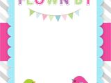 Free Printable Birthday Invitation Bird Birthday Party with Free Printables How to Nest for