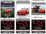 Free Printable Disney Cars Birthday Party Invitations Disney Cars Birthday Invitations Printables