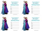Free Printable Disney Frozen Birthday Party Invitations Frozen Birthday Invitations Free Printable