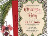 Free Printable Elegant Christmas Party Invitations Elegant Christmas Invitation Christmas Holiday by