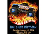 Free Printable Hot Wheels Party Invitations Hot Wheels Birthday Party Invitations Drevio Invitations