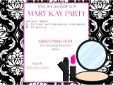 Free Printable Mary Kay Party Invitations Items Similar to Pink and Black Party Invitation Mary Kay