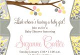 Free Printable Owl Baby Shower Invitations Owl Baby Shower Invitations Diy Printable Baby Girl