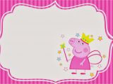 Free Printable Peppa Pig Birthday Invitations Peppa Pig Fairy Invitations and Free Party Printables