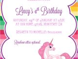 Free Printable Rainbow Unicorn Birthday Invitations 9 Best Of Free Printable Unicorn Invitations