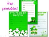 Free Printable St Patrick S Day Birthday Invitations Printable St Patrick S Day Invitations