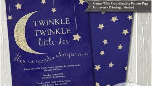 Free Printable Twinkle Twinkle Little Star Baby Shower Invitations Twinkle Twinkle Little Star Baby Shower Invitation Baby