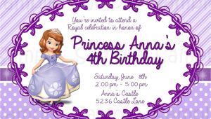 Free sofia the First Birthday Invitations 8 Best Of Free Printable Princess sofia Invitations