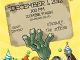 Free Zombie Party Invitation Template Zombie Party Invitation Templates