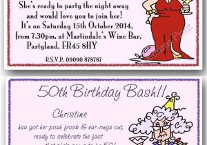 Funny 70th Birthday Invitation Wording Personalised 40th 50th 60th 70th 80th 90th Funny Birthday