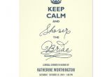 Funny Bridal Shower Invites Keep Calm and Shower the Bride Funny Bridal Shower 4 5" X