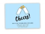 Funny Couples Baby Shower Invitations Printable Cheers Baby Shower Invitation Couples Baby