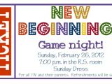 Game Night Party Invitations New Beginnings Game Nightburlap Denim