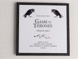 Game Of Thrones Birthday Party Invitations Game Thrones Party Invitation
