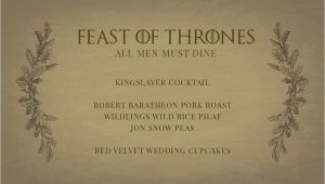 Game Of Thrones Dinner Party Invitation Game Of Thrones Party Invitation Cimvitation