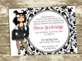 Gatsby Bridal Shower Invitations Great Gatsby Flapper Inspired Bridal Shower Party Invitation