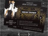 Gatsby Christmas Party Invitations Great Gatsby Holiday Party Christmas Party Invitations Movie