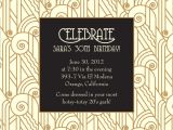 Gatsby themed Party Invitations Great Gatsby Party Invitations Ideas Printable