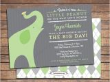 Gender Neutral Elephant Baby Shower Invitations Gender Neutral Baby Shower Invitation Elephant theme