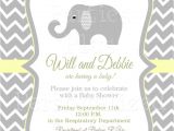 Gender Neutral Elephant Baby Shower Invitations Gender Neutral Elephant Baby Shower Invitation