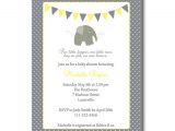 Gender Neutral Elephant Baby Shower Invitations Items Similar to Elephant Baby Shower Invitation Gender