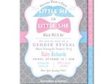 Gender Reveal Baby Shower Invitation Wording Gender Reveal Baby Shower Invitations