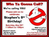 Ghostbusters Birthday Party Invitations 19 Best Ghostbusters Birthday Images On Pinterest