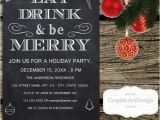 Gimp Birthday Invitation Template Instant Download Chalkboard Christmas Party by