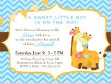 Giraffe Baby Shower Invitations Template Design Giraffe Baby Shower Invitations