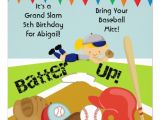 Girl softball Birthday Invitations Custom Blond Girl softball Birthday Invitation 5 25