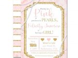 Glitter and Pearls Baby Shower Invitations Best 25 Glitter Baby Showers Ideas On Pinterest