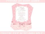 Glitter and Pearls Baby Shower Invitations Items Similar to Glitter and Pearls Baby Shower