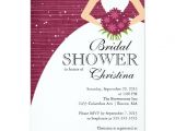 Gorgeous Bridal Shower Invitations Modern Beautiful Bride Bridal Shower Card