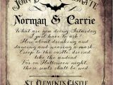 Goth Wedding Invitations Spooktacular Halloween Wedding Invitations Glitter 39 N Spice