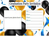 Grad Party Invites Templates 40 Free Graduation Invitation Templates Template Lab