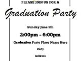 Grad Party Invites Templates Free Printable Graduation Announcements