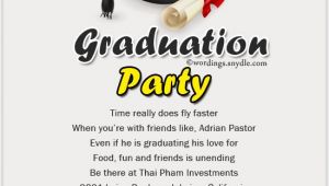 Graduation Invitation Message Graduation Party Invitation Wording Wordings and Messages